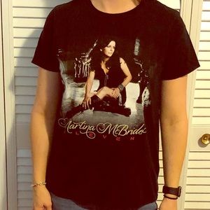 Ladies black Martina McBride tee